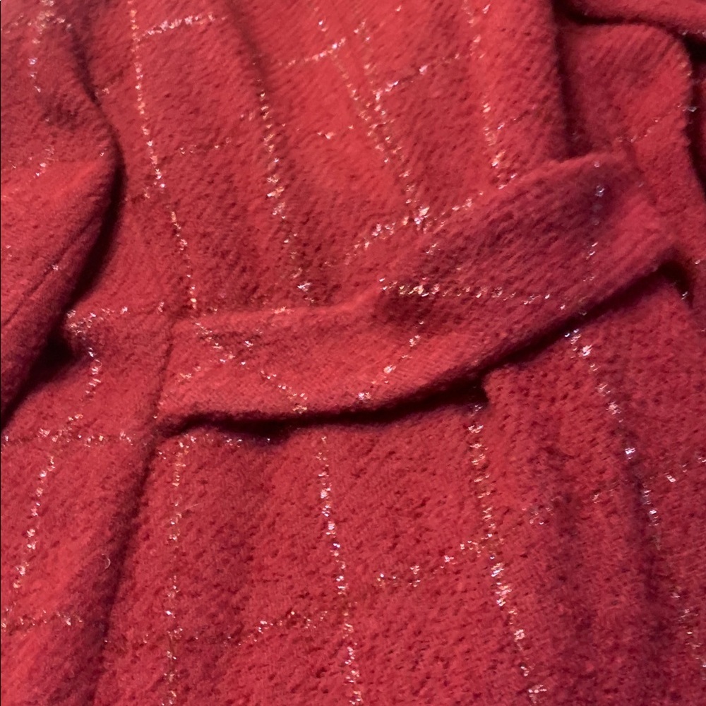 kate spade Red coat with sparkle - Picture 7 of 14